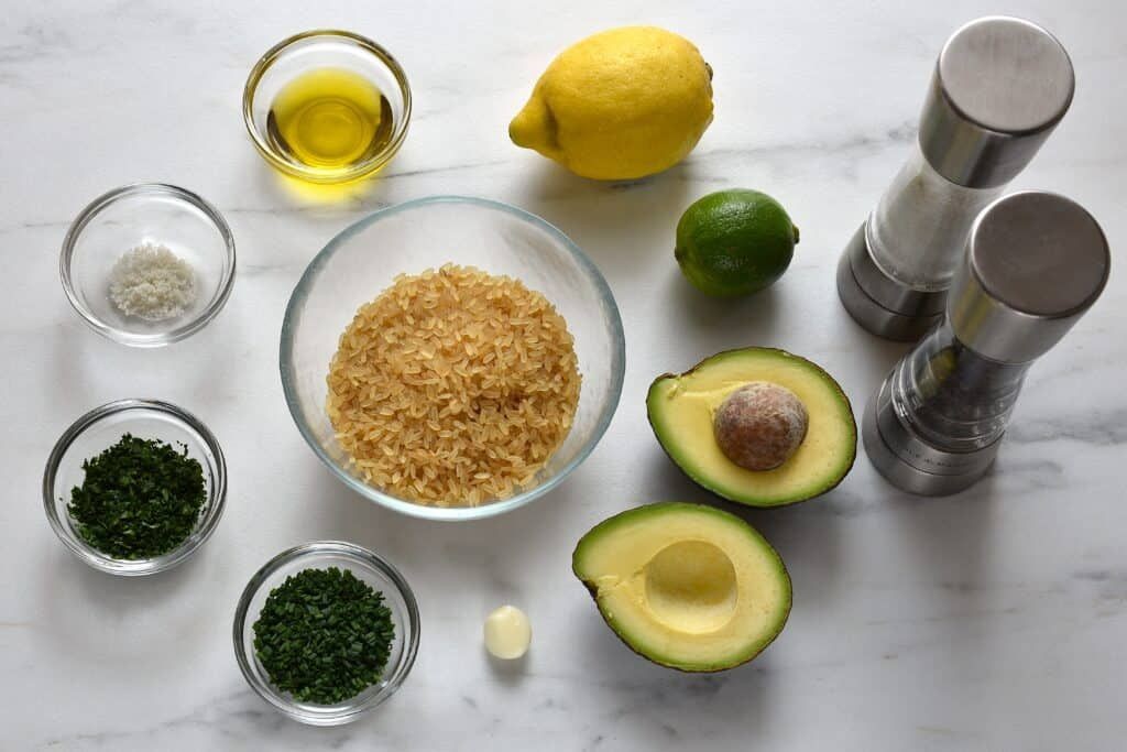 10 Ingredient Avocado Lime Rice Bowls