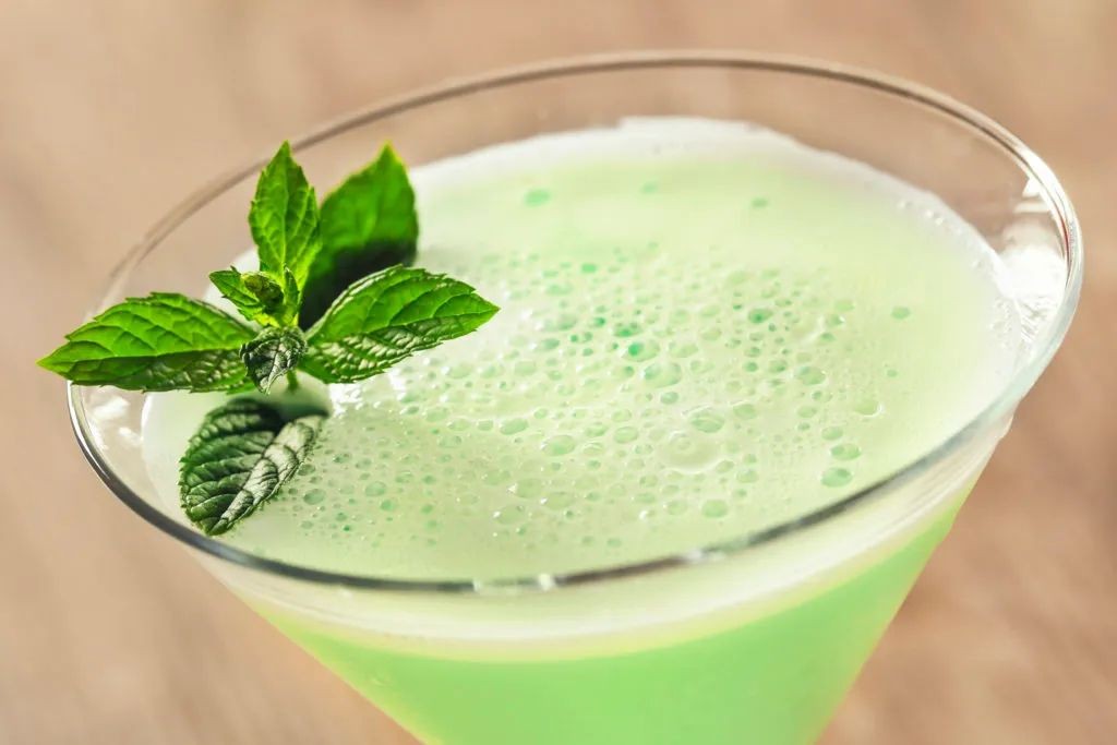 After Dinner Creme de Menthe Martini