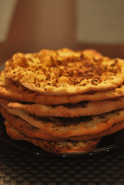Ancient Egyptian Flatbread with Sesame Seeds