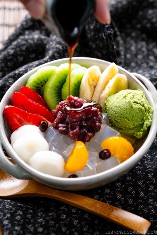 Anmitsu (Agar Jelly Dessert)