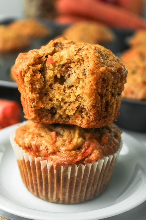 Apple Carrot Breakfast Muffins