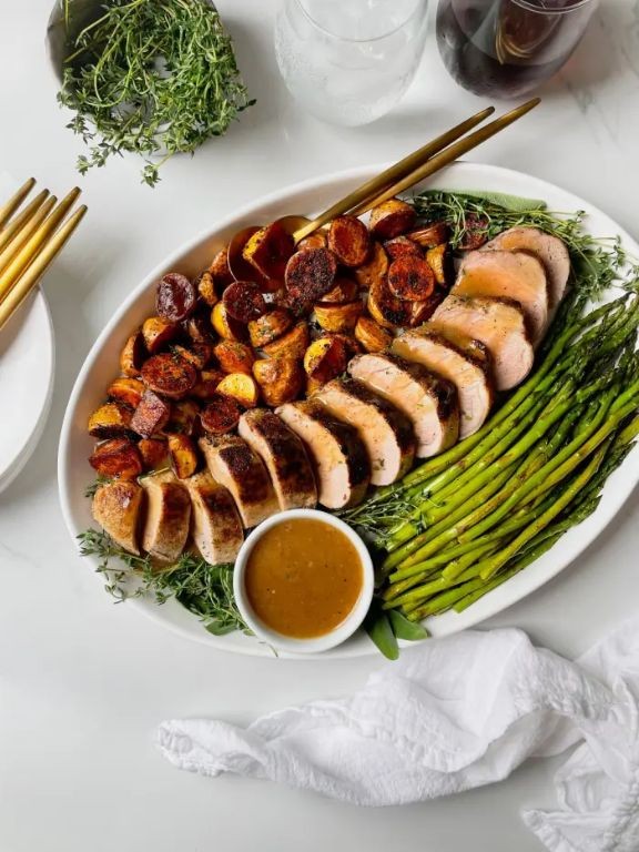 Apple Cider Braised Pork Tenderloin