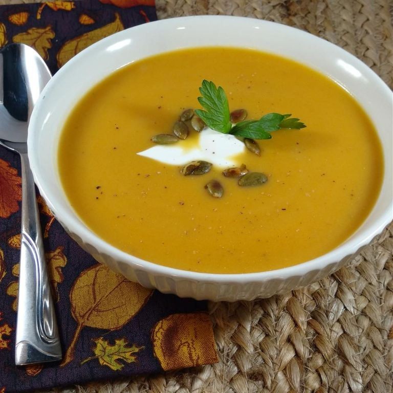 Apple Cider Butternut Squash Soup