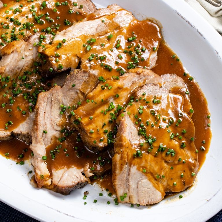 Apple Cider Slow Cooker Pork Chops