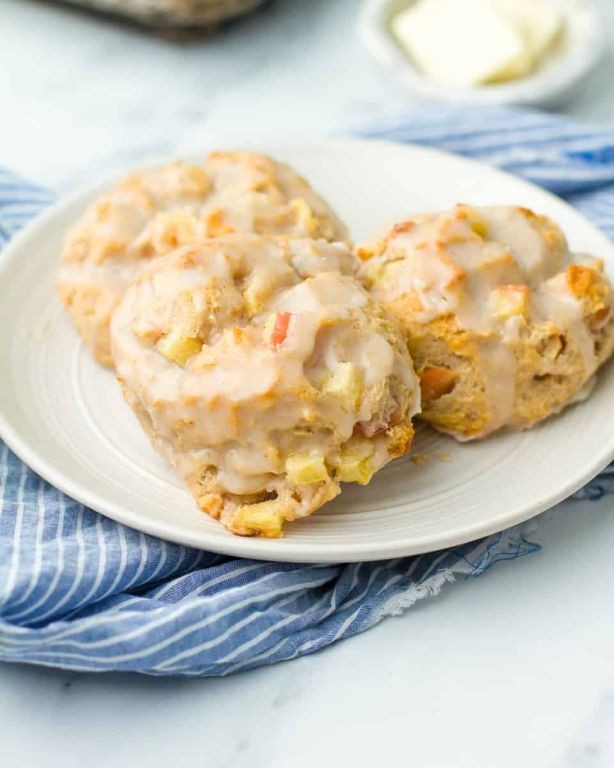 Apple Cinnamon Drop Biscuits