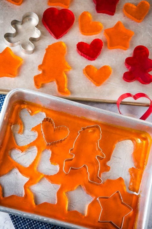 Apple Cinnamon Jello Jigglers