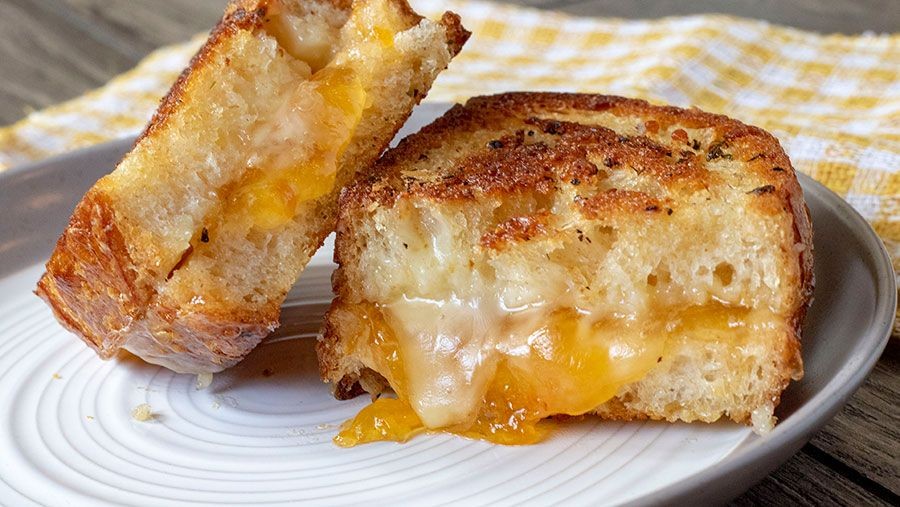 Apricot and Brie Grilled Cheese