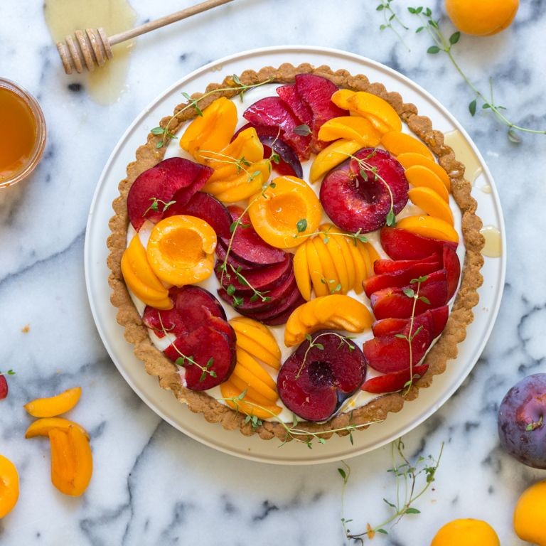 Apricot and Goat Cheese Tart