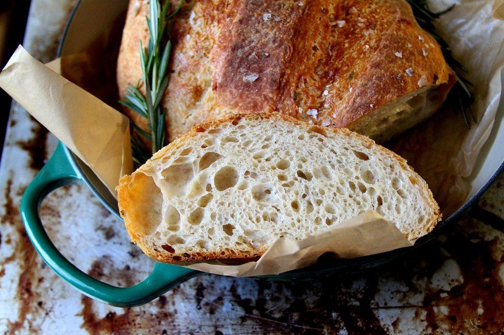 Artisan Sourdough Bread with Rosemary and Sea Salt