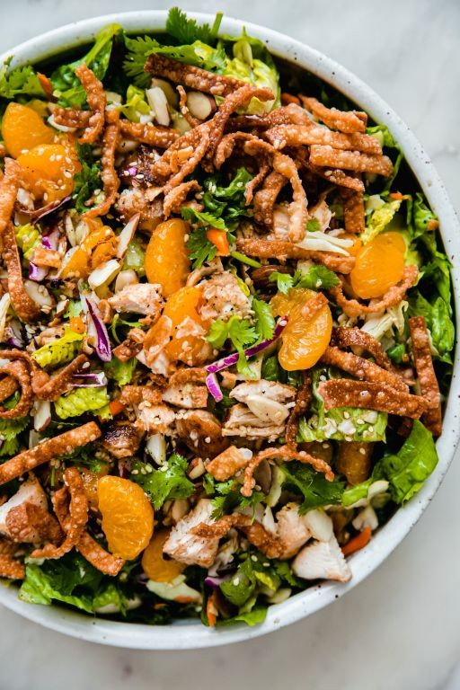 Asian-Inspired Chicken Salad with Grapes and Sesame Dressing