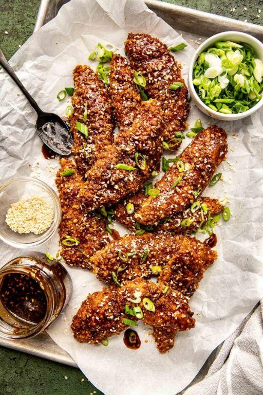 Asian-Inspired Sesame Chicken Tenders
