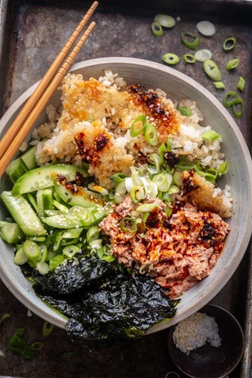 Asian-Inspired Tuna Rice Bowl