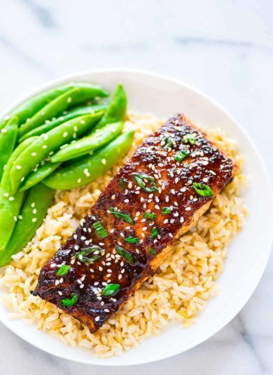 Asian-Style Soy Ginger Roasted Salmon