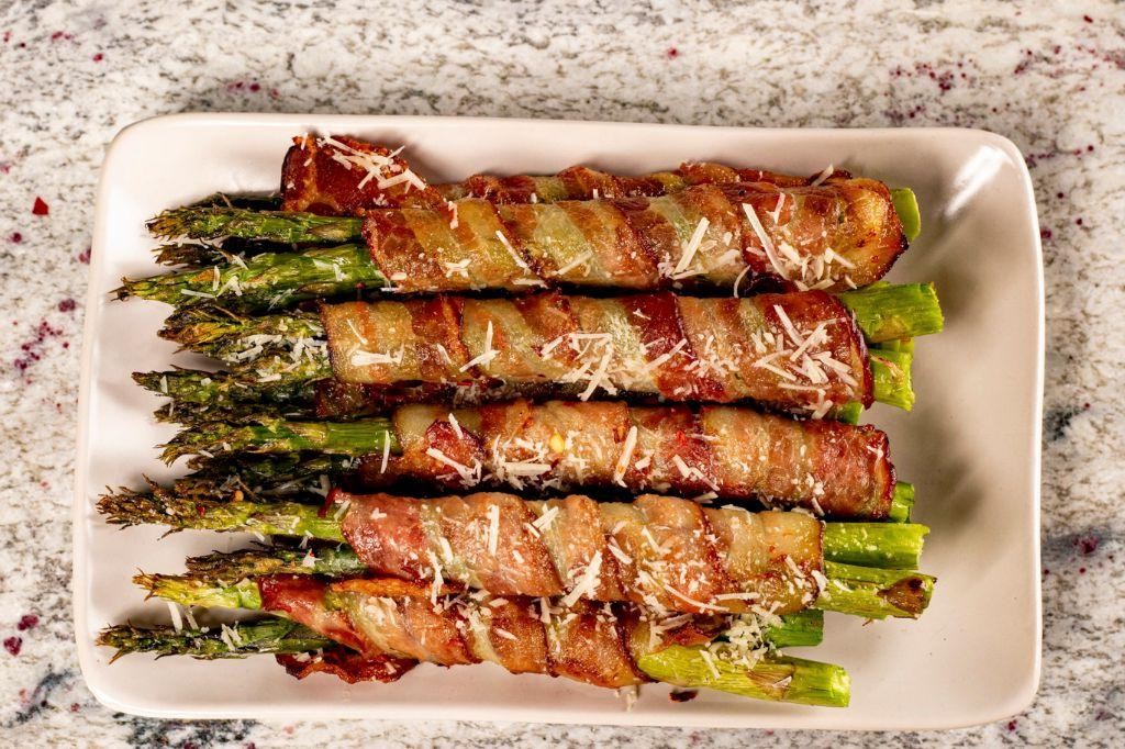 Asparagus and Bacon Wrapped Bundles