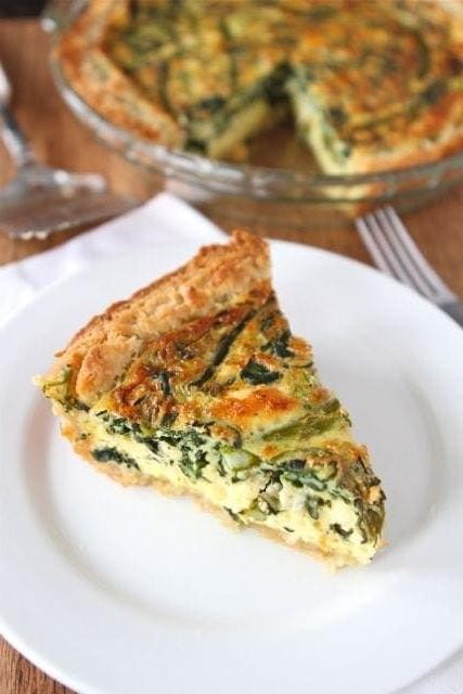 Asparagus and Feta Quiche