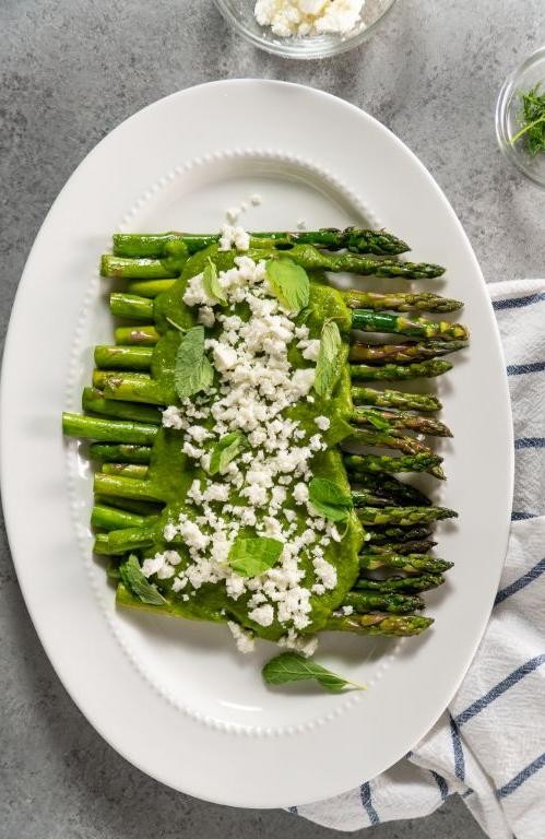 Asparagus and Pea Puree