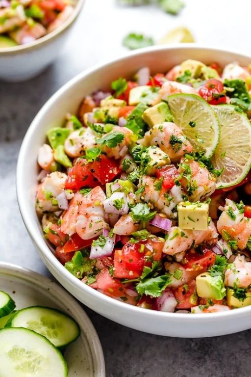 Avocado Lime Shrimp Salad