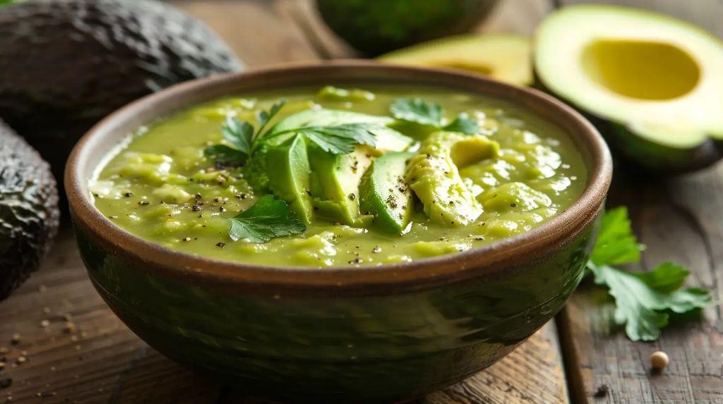 Avocado and Lime Chilled Soup