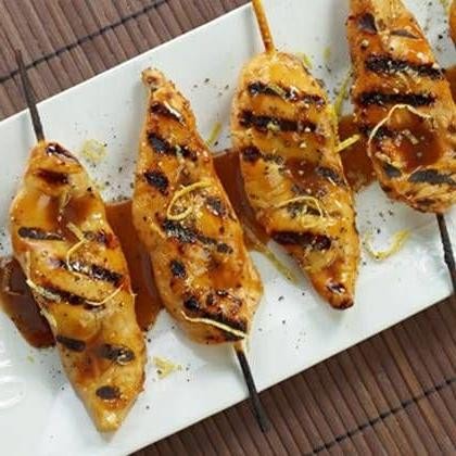 BBQ Chicken Tenderloin Skewers