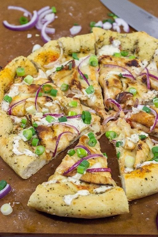 BBQ Chicken White Pizza Dip