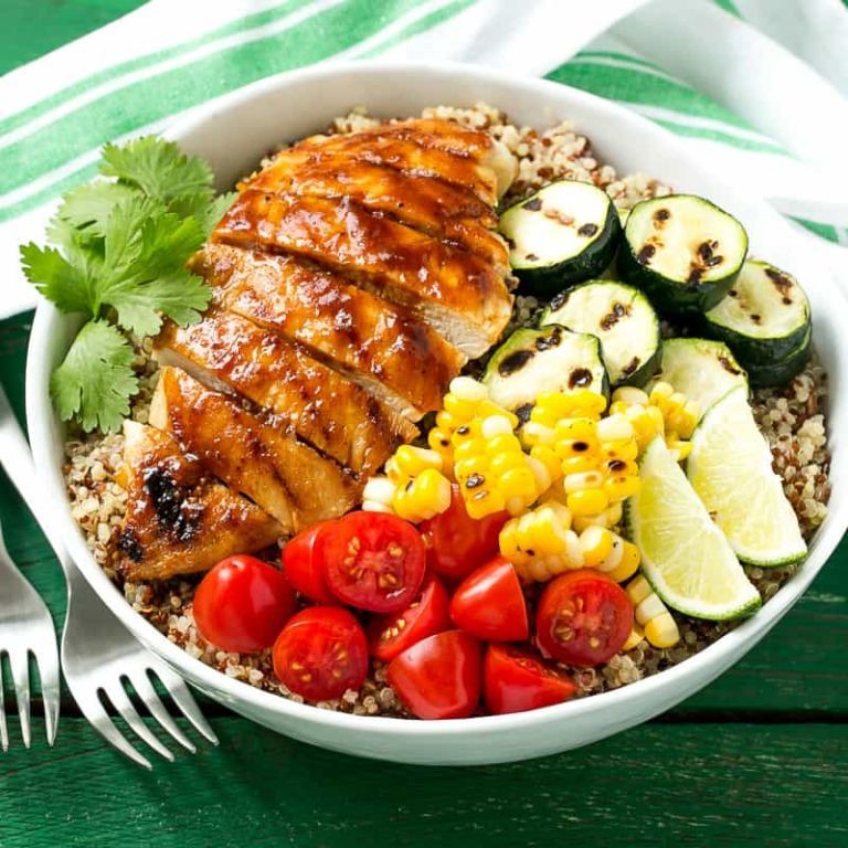 BBQ Chicken and Quinoa Protein Salad