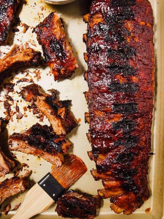 BBQ Dry Rub Roasted Pork Ribs