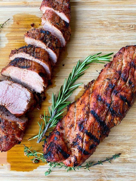 BBQ Grilled Pork Tenderloin
