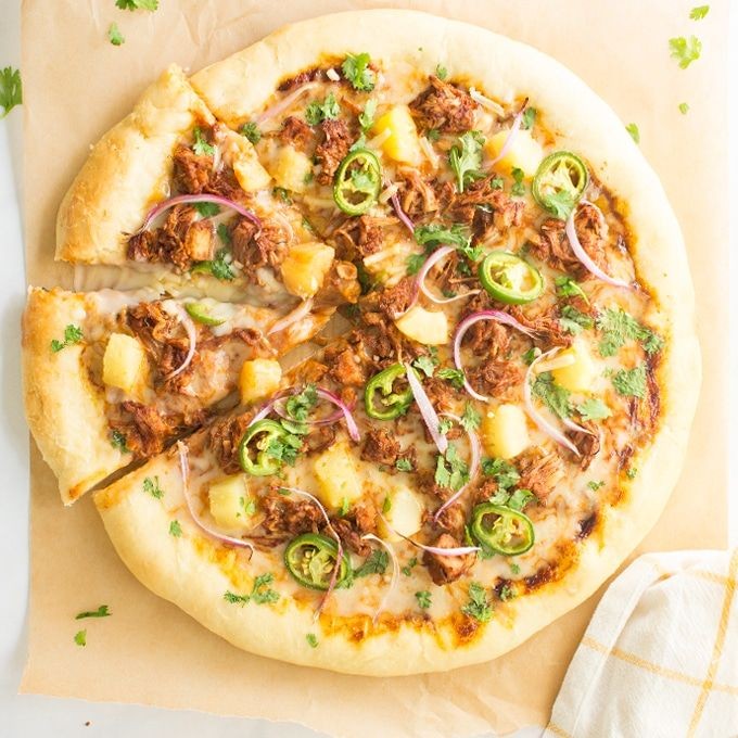 BBQ Jackfruit Vegan Pizza