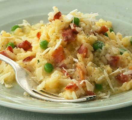 Bacon and Pea Risotto