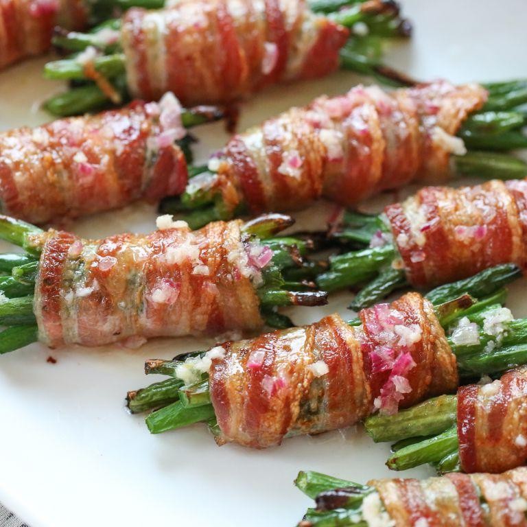 Bacon-Wrapped Green Bean Bundles