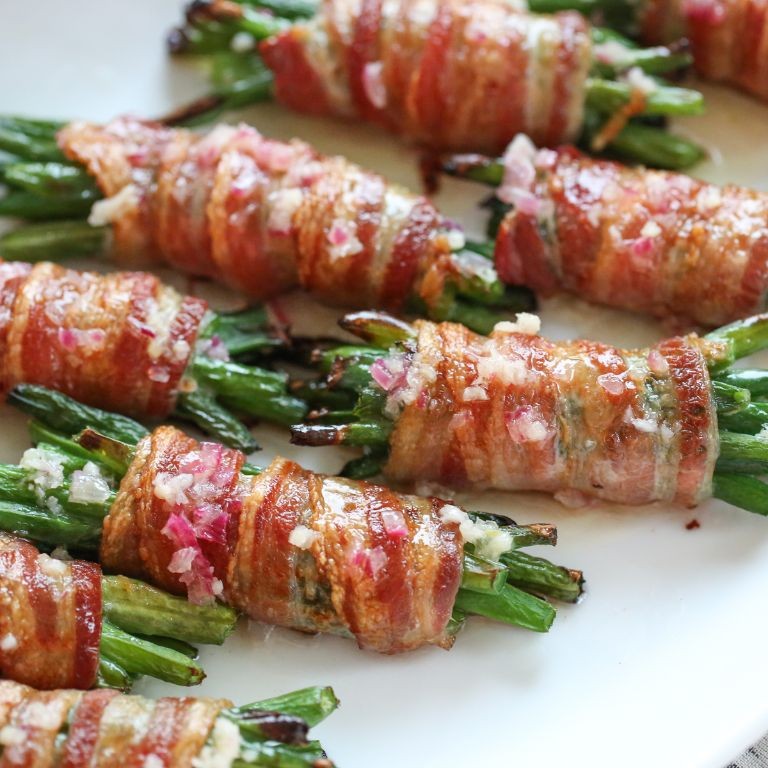 Bacon-Wrapped Green Bean Bundles