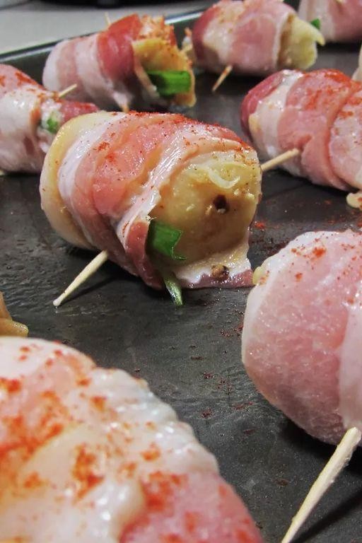 Bacon-Wrapped Red Lobster Roll