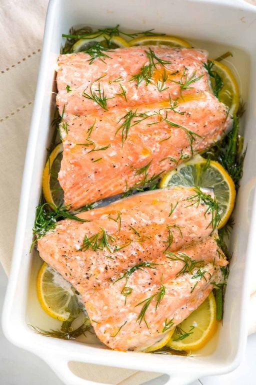 Baked Salmon with Dill and Lemon