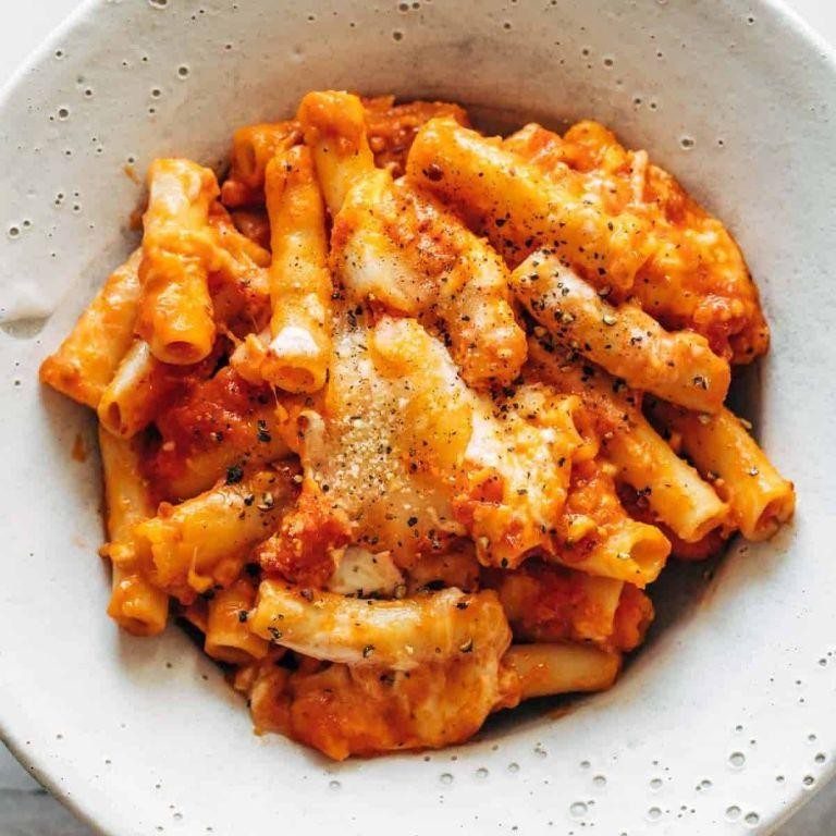 Baked Ziti with Three Cheeses