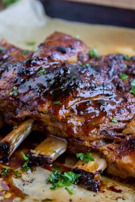 Balsamic Glazed Ribs in Crock Pot