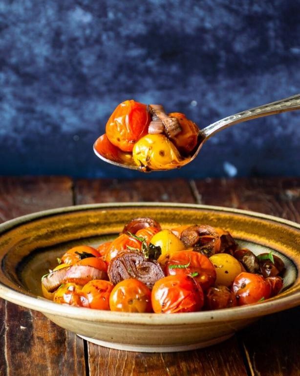 Balsamic Roasted Cherry Tomatoes