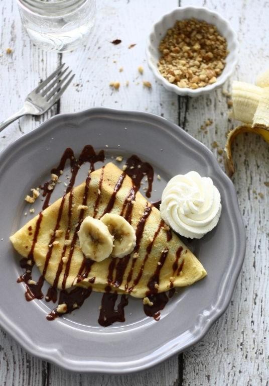 Banana Nutella Crepes