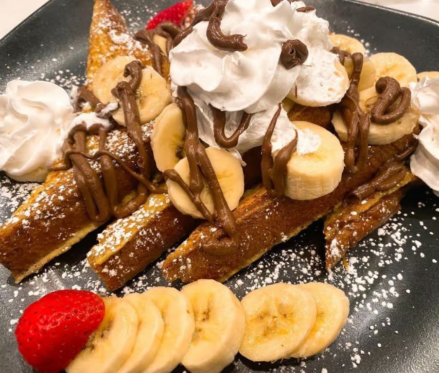 Banana Nutella Stuffed French Toast