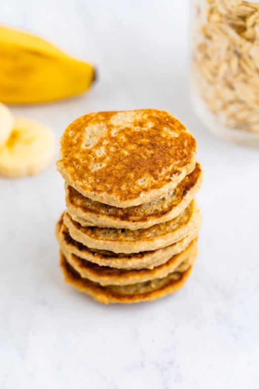 Banana Oat Pancakes for Babies