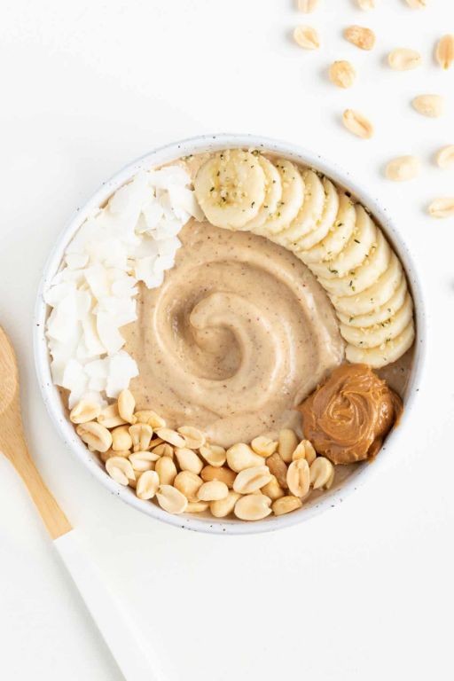 Banana Peanut Butter Smoothie Bowl
