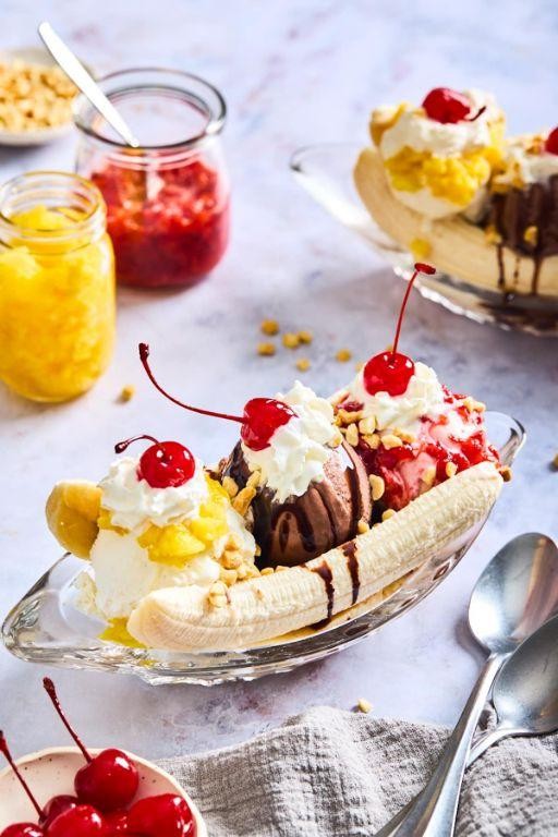 Banana Split Sundae