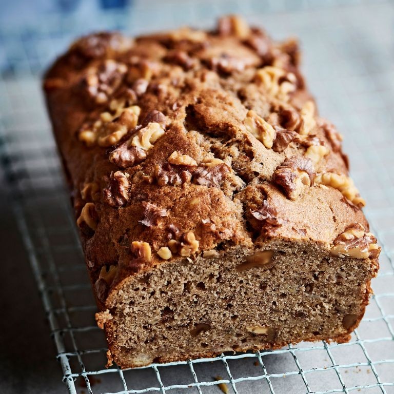 Banana Walnut Loaf Cake