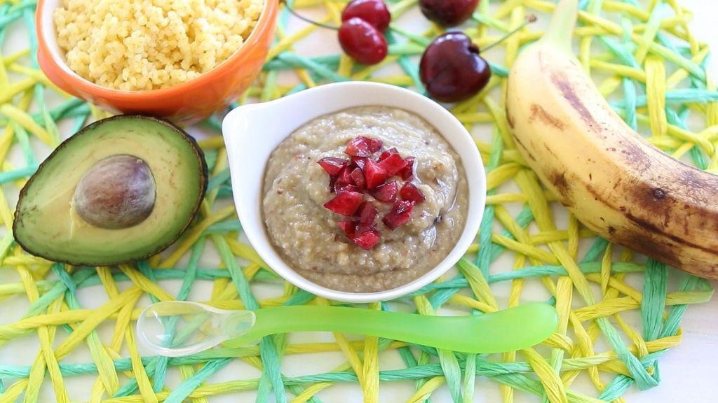 Banana and Millet Baby Cereal