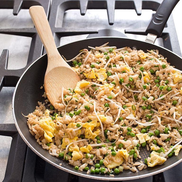 Bean Sprout and Egg Fried Rice