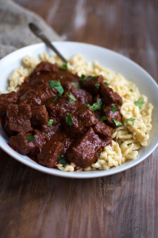 Beef Goulash with Spätzle