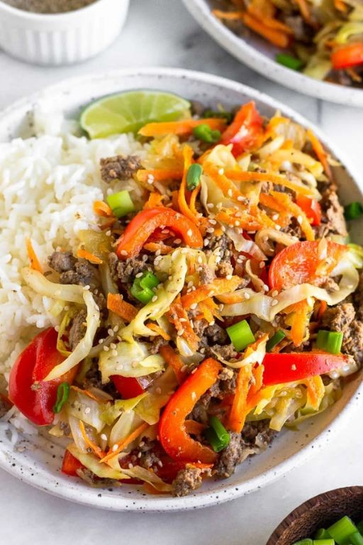 Beef and Cabbage Stir-Fry