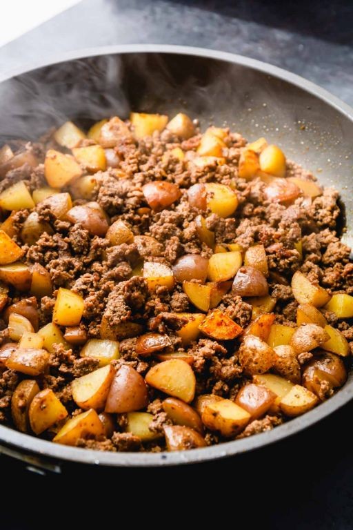 Beef and Potato Hash Skillet