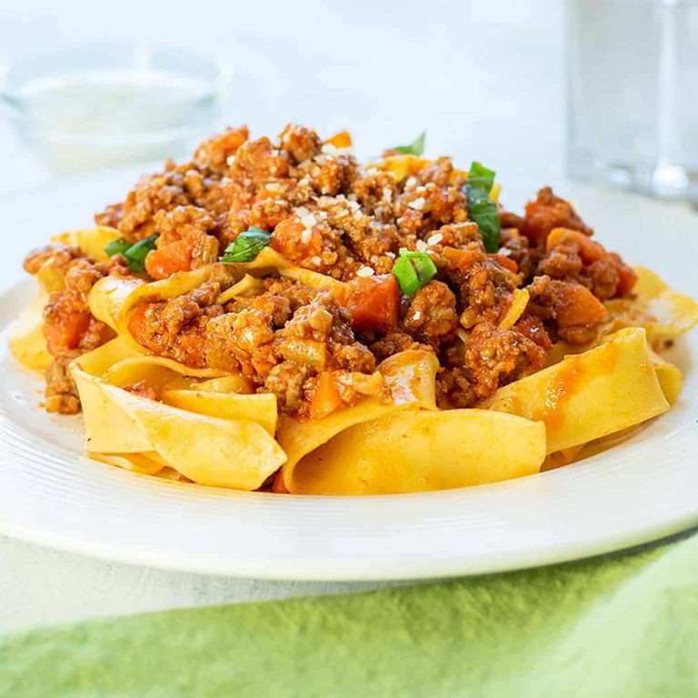 Beef and Sausage Bolognese Sauce
