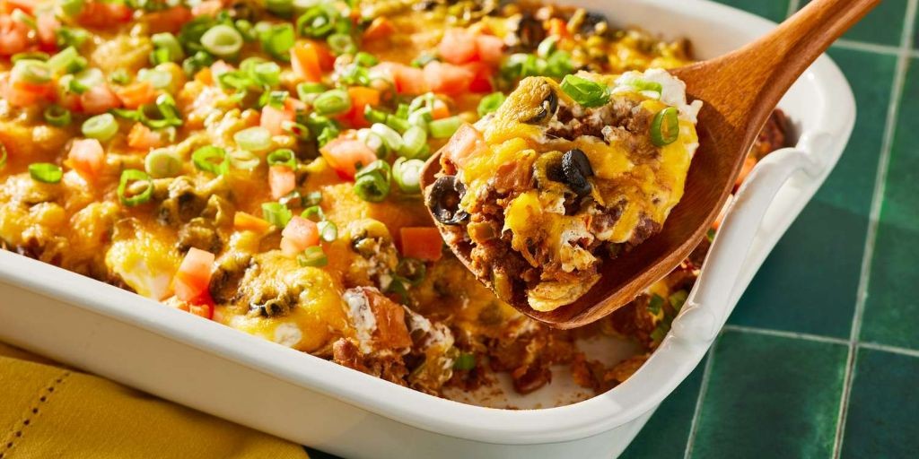 Beef and Sausage Taco Casserole