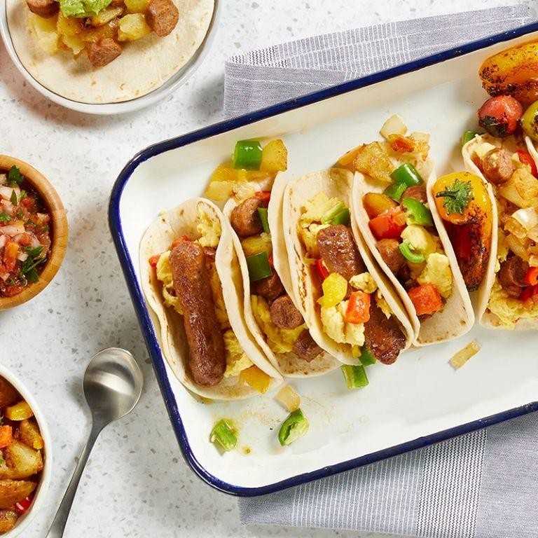 Beyond Sausage Breakfast Tacos